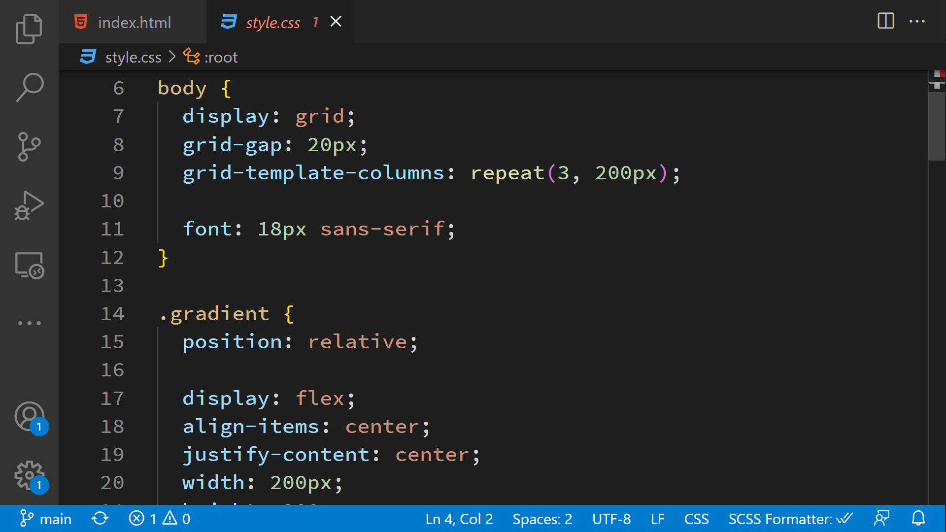CSS highlighting