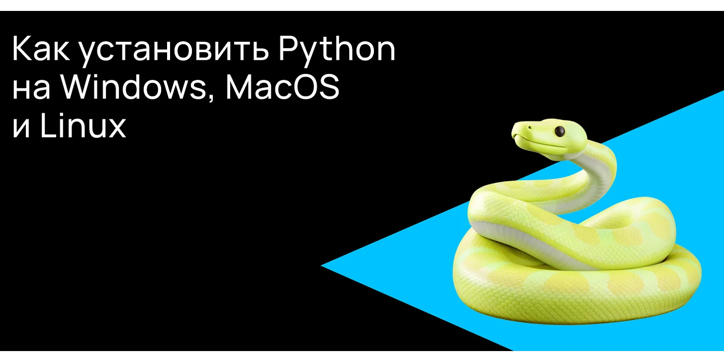 Как установить Python на Windows, macOS и Linux