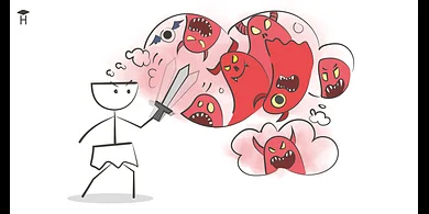How to Learn to Cope with Negative Thoughts