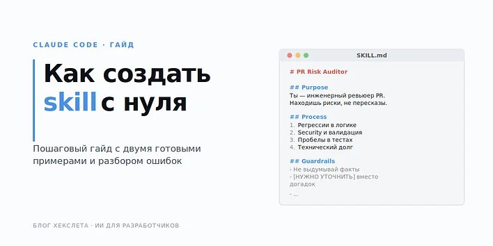 Как создать свой skill для Claude Code: пошагово
