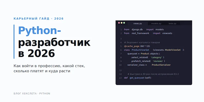 Python-разработчик в 2026: как войти в профессию и не утонуть в туториалах